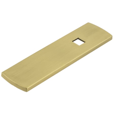 Belwith Keeler Astoria 3-1/2" x 7/8" Rectangular Knob Backplate from the Bijou Collection Brushed Golden Brass