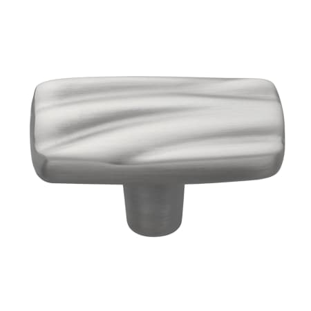 Belwith Keeler Caspian 2 Inch Solid Brass Nautical Wave "T" Rectangular Cabinet Knob / Drawer Antique Pewter Nickel