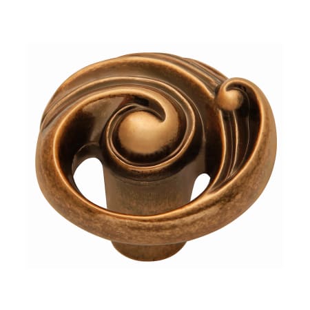 Belwith Keeler Amaranta 1-1/2" Solid Brass Luxury Designer Open Swirl Cabinet Knob / Drawer Knob Antique Rose Gold