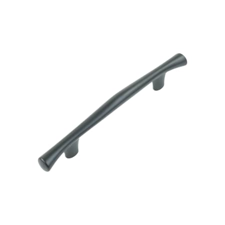 Belwith Keeler Olivet 3-3/4" Center to Center Organic Curved Cabinet Bar Handle / Drawer Bar Pull Matte Black