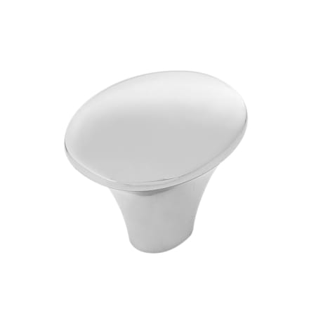 Belwith Keeler Olivet 1-7/16" Organic Flat Oval Cabinet Knob / Drawer Knob Polished Nickel