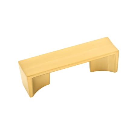 Belwith Keeler Avenue 3" Center to Center Modern Beveled Cabinet Handle / Drawer Pull Brushed Golden Brass