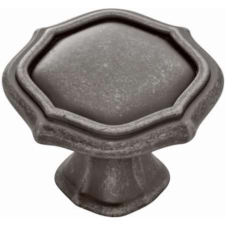 Belwith Keeler Trellis Contemporary 1-1/2" Designer Fluted Edge Cabinet Knob / Drawer Knob Black Nickel Vibed