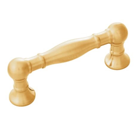 Belwith Keeler Fuller 3" Center to Center Vintage Farmhouse Cabinet Handle / Drawer Pull Brushed Golden Brass