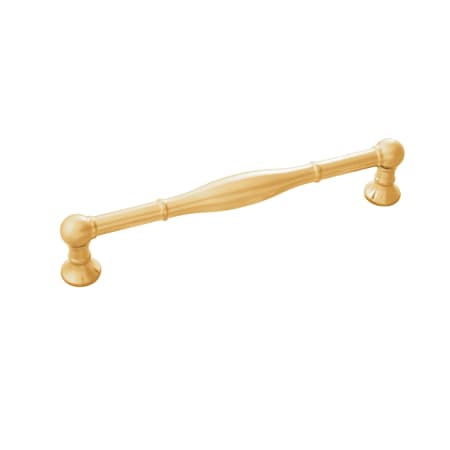 Belwith Keeler Fuller 6-5/16" Center to Center Vintage Cabinet Handle / Drawer Pull Brushed Golden Brass