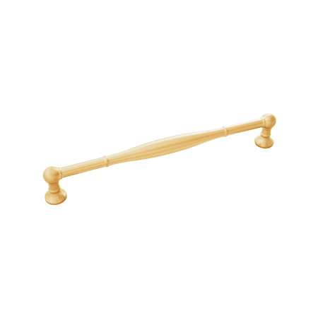 Belwith Keeler Fuller 8-13/16" Center to Center Vintage Cabinet Handle / Drawer Pull Brushed Golden Brass