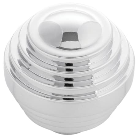 Belwith Keeler Sinclaire 1-3/8" Designer Ringed Round Cabinet Knob / Drawer Knob Chrome