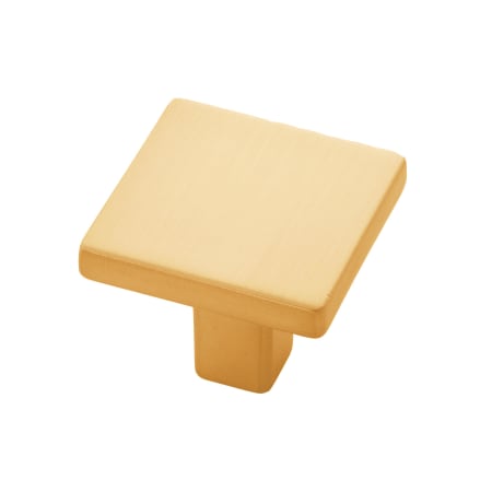 Belwith Keeler Emerge 1-5/16" Flat Square Cabinet Knob / Drawer Knob Brushed Golden Brass