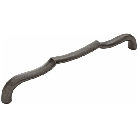 Belwith Keeler Trellis 12" Center to Center Designer Scalloped Arch Appliance Handle / Pull Black Nickel Vibed