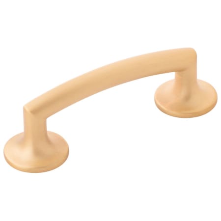 Belwith Keeler Flare 3 Inch (76 mm) Center to Center Flared Base Post Cabinet Handle / Drawer Pull Brushed Golden Brass