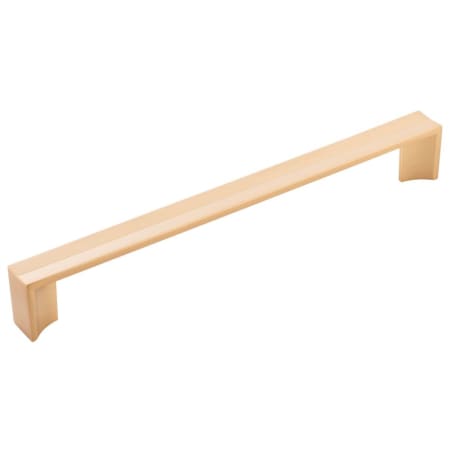 Belwith Keeler Avenue 12 Inch Center to Center Modern Minimalist Appliance Handle / Appliance Pull Brushed Golden Brass