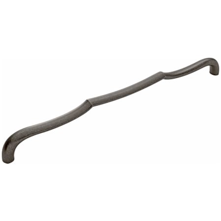 Belwith Keeler Trellis 18" Center to Center Designer Scalloped Arch Appliance Handle / Pull Black Nickel Vibed
