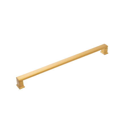Belwith Keeler Cambridge 18" Center to Center Square Bridge Appliance Handle / Appliance Pull Brushed Golden Brass