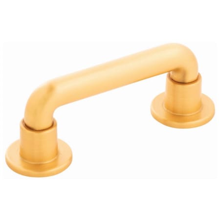 Belwith Keeler Urbane 3" Center to Center Industrial Vintage Pipe Style Cabinet Handle / Drawer Pull Brushed Golden Brass