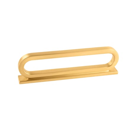 Belwith Keeler Corsa 3" Center to Center Designer Open Ring Pill Style Cabinet Handle / Drawer Pull Brushed Golden Brass
