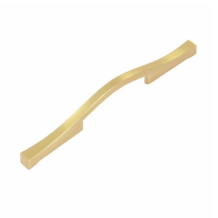 Belwith Keeler Emerge 3" and 3-3/4" Dual Center to Center Arch Bow Cabinet Handle / Drawer Pull Brushed Golden Brass