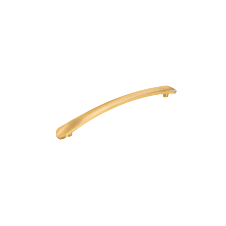 Belwith Keeler Vale 12" Center to Center Curved Bar Appliance Handle / Appliance Pull Brushed Golden Brass