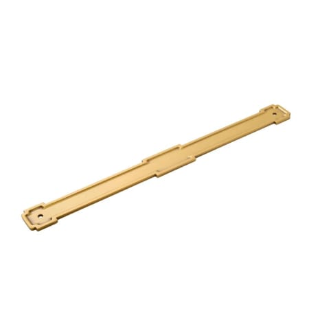Belwith Keeler Coventry 12" Center to Center Cathedral Style Pull Backplate for B079453 Brushed Golden Brass