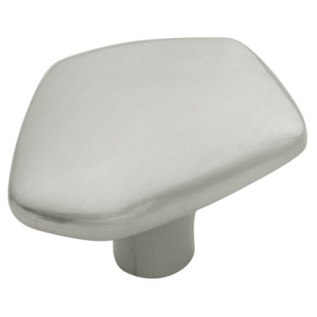 Belwith Keeler Pebble 1-3/4" x 1-1/2" Natural Organic Zen Designer Cabinet Knob / Drawer Knob Satin Nickel