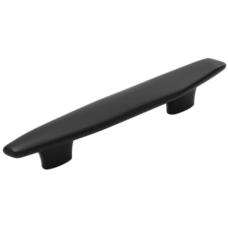 Belwith Keeler Pebble 3-3/4" (96mm) & 5-1/16" (128mm) Dual Center to Center Organic Zen Cabinet Handle / Drawer Pull Matte Black