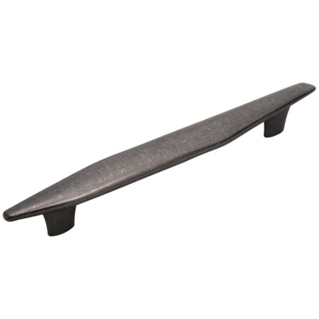 Belwith Keeler Pebble 12" Center to Center Organic Zen Appliance Handle / Appliance Pull Black Nickel Vibed