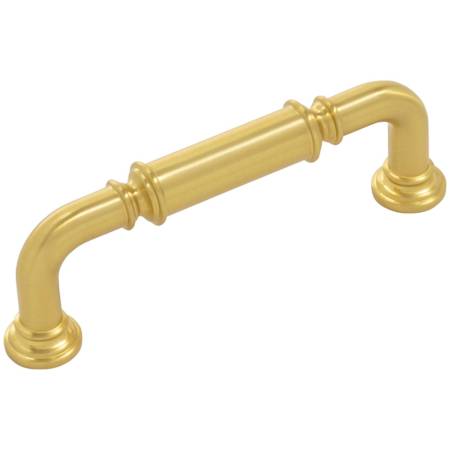 Belwith Keeler Berkshire 3-3/4" Center to Center Traditional Single Barrel Cabinet Handle / Drawer Pull Brushed Golden Brass