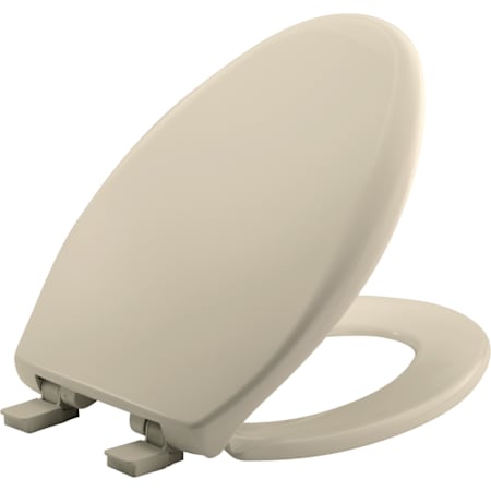 Bemis Affinity Elongated Closed-Front Toilet Seat Almond