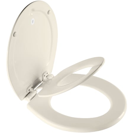 Bemis NextStep2 Elongated, Toddler Closed-Front Toilet Seat (and Lid) with Whisper-Close and Stay-Tite Hinges Biscuit