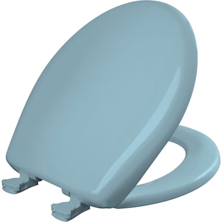 Bemis Round Marine Bowl Closed-Front Toilet Seat and Lid with Top-Tite Hinge Twilight Blue