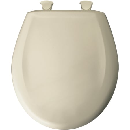 Bemis Classic Colors Round Closed-Front Toilet Seat and Lid Quick Release Almond