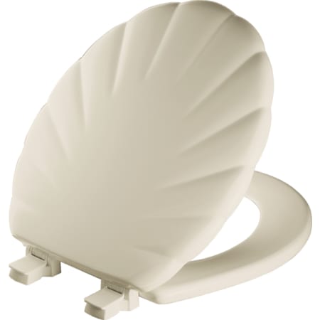 Bemis Shell Round Enameled Wood Shell Closed-Front Toilet Seat Bone