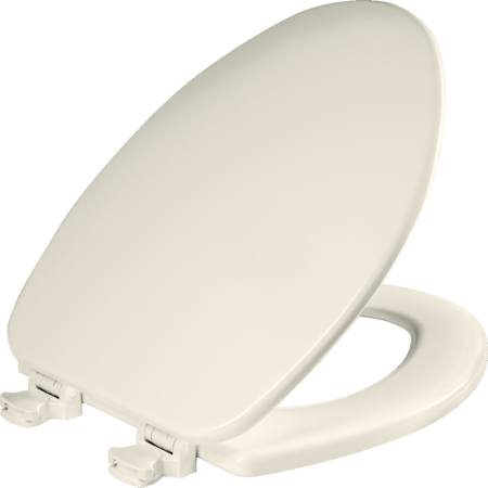 Bemis Elongated Closed-Front Toilet Seat and Lid Quick Release Biscuit