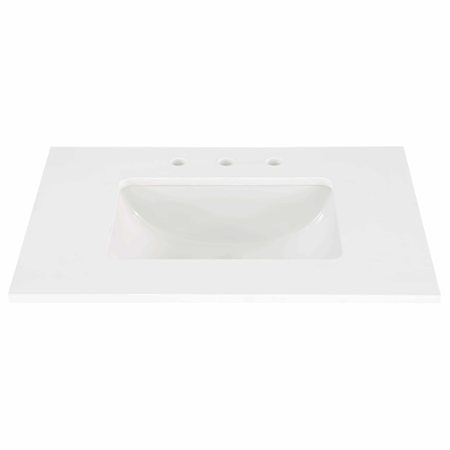 BEMMA Diamond 36" Quartz Vanity Top White Quartz