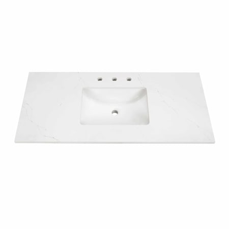 BEMMA 48" Quartz Vanity Top with Three Predrilled Faucet Holes Calacatta Quartz