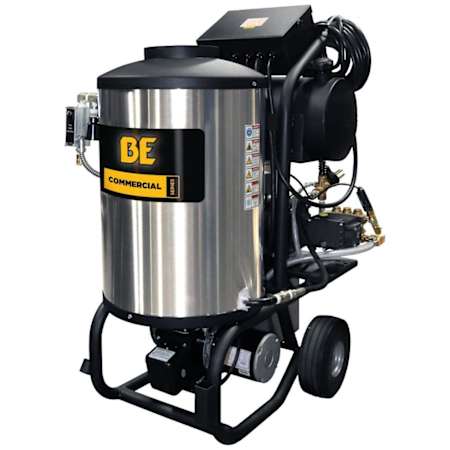 BE Power Equipment 1400 PSI 2 GPM Gas Powered (120 Volt 1-Phase) Cold / Hot Water Pressure Washer N/A