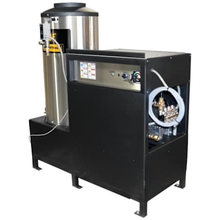 BE Power Equipment 3000 PSI 4 GPM Electric Powered (208 Volt 3-Phase) Cold / Hot Water Pressure Washer N/A