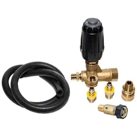 BE Power Equipment BE Power Equipment Bolt-On Universal Pressure Washer Pump Unloader Plumbing Kit N/A