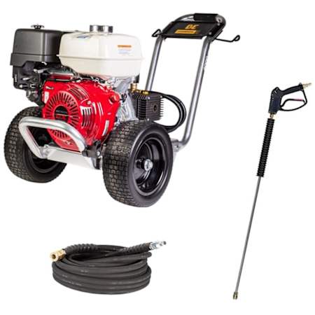 BE Power Equipment 4200 PSI 4.2 GPM Gas Powered Cold Water Pressure Washer with 389 CC Honda Engine N/A