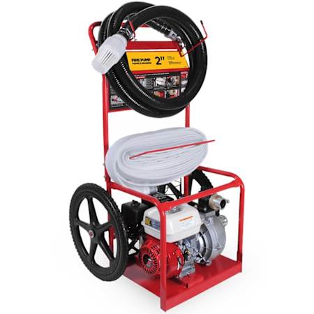 BE Power Equipment 126 GPM (2") Fire Fighting Cart with Honda GX Engine N/A