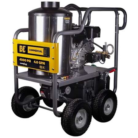 BE Power Equipment 4000 PSI 4 GPM Gas Powered Cold / Hot Water Pressure Washer with 420 CC N/A