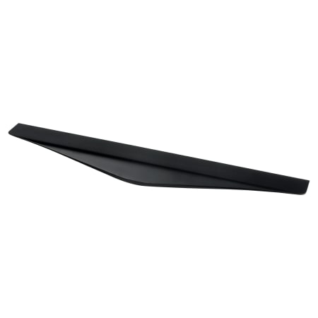Berenson Lips 12-5/8" Long Finger Tab Lip Urban Modern Angled Large Oversized Cabinet Handle / Drawer Tab Pull Black