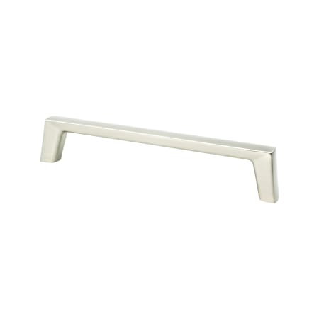 Berenson Brookridge 6-5/16" (160 mm) Contemporary Handle Style Cabinet Handle / Drawer Pull with Mounting Hardware Brushed Nickel