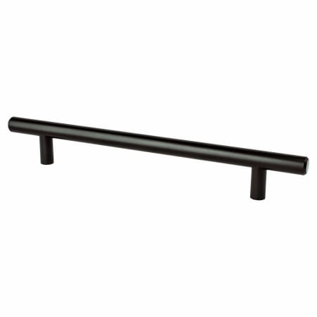Berenson Tempo 6-5/16" (160mm) Center to Center Contemporary Bar Style Cabinet Handle / Drawer Pull Black