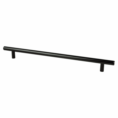 Berenson Tempo 10-1/16" (256mm) Center to Center Contemporary Bar Style Large Cabinet Handle / Drawer Pull Black