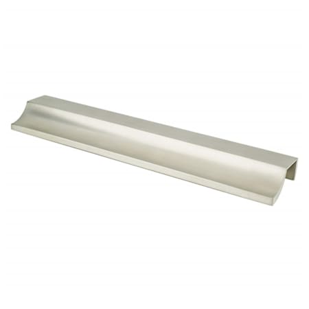 Berenson Scoop 9-7/16 Inch Long Finger Cabinet Pull from the Art Tech Collection by R. Christensen Brushed Nickel