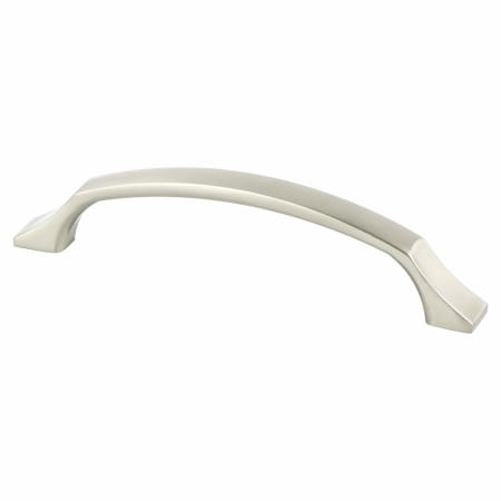Berenson Epoch Edge 5-1/16 Inch Center to Center Arched Cabinet Handle / Drawer Pull Brushed Nickel