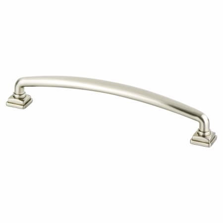Berenson Tailored Traditional 6-5/16 Inch Center to Center Handle Cabinet Pull from the Timeless Charm Series Brushed Nickel