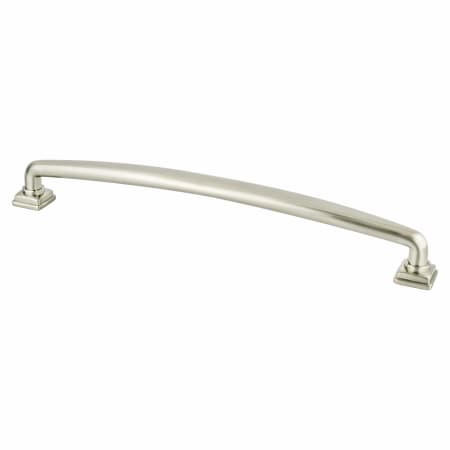 Berenson Tailored Traditional 8-13/16 Inch Center to Center Handle Cabinet Pull from the Timeless Charm Series Brushed Nickel