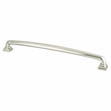 Berenson Tailored Traditional 12" Center to Center Farmhouse Country Classic Appliance Handle / Pull Brushed Nickel