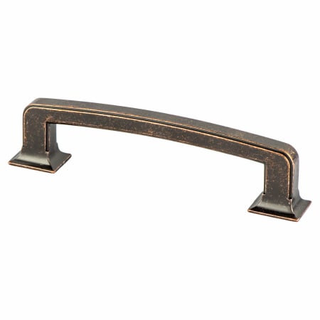 Berenson Hearthstone 5-1/16" (128 mm) Center to Center Thick Bold Farmhouse Cabinet Handle / Drawer Pull Weathered Verona Bronze